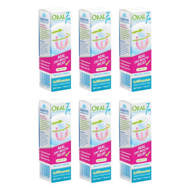 Oral7 Dry Mouth Spray with Active Enzymes 50mL x 6 Bundle of 6