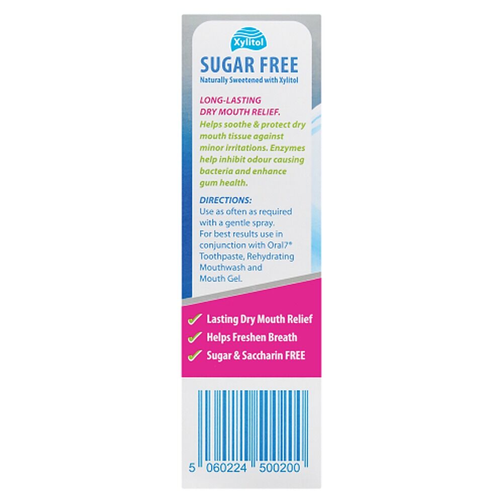 Oral7 Dry Mouth Spray with Active Enzymes 50mL x 6