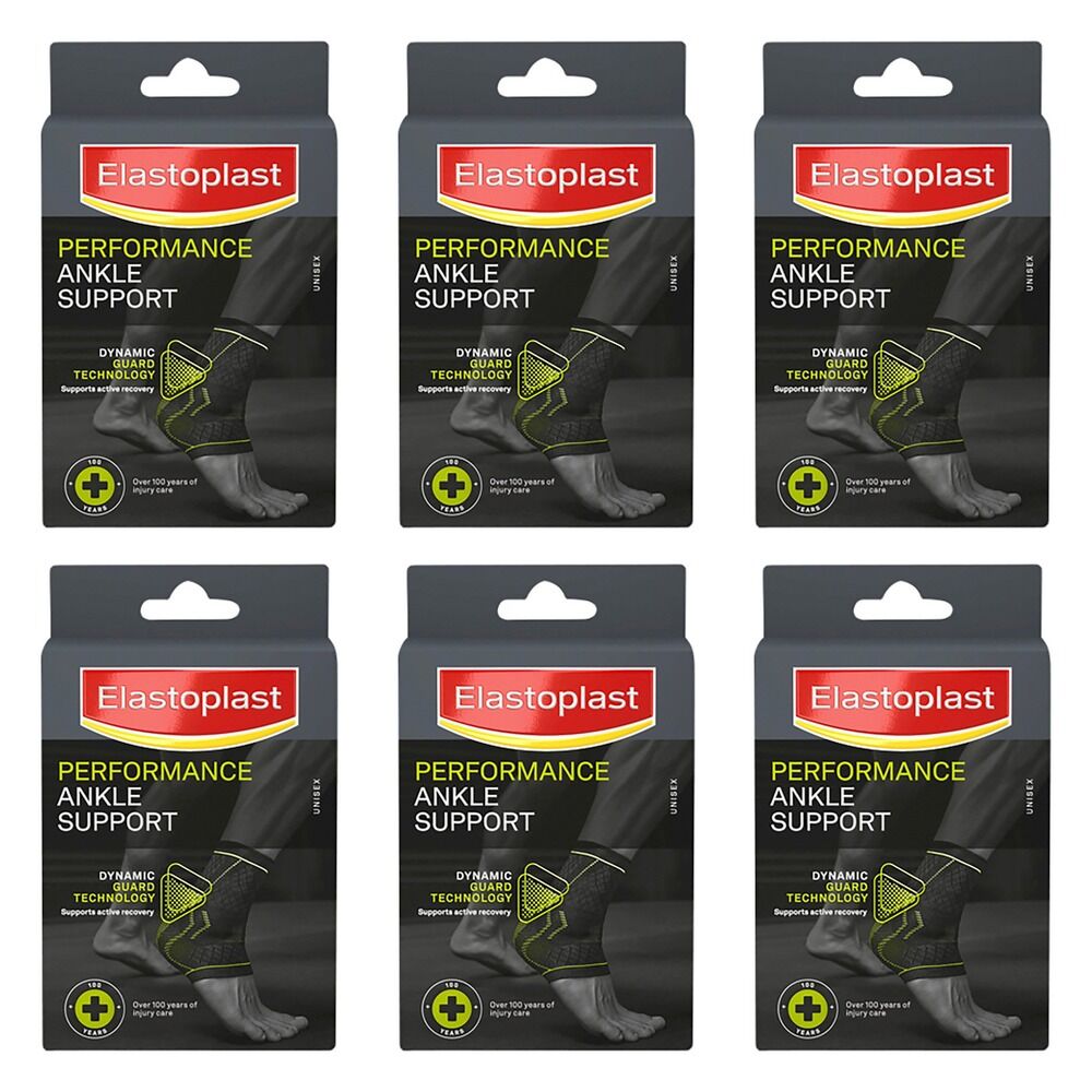 Elastoplast Advanced Ankle Support Medium Pack of 6