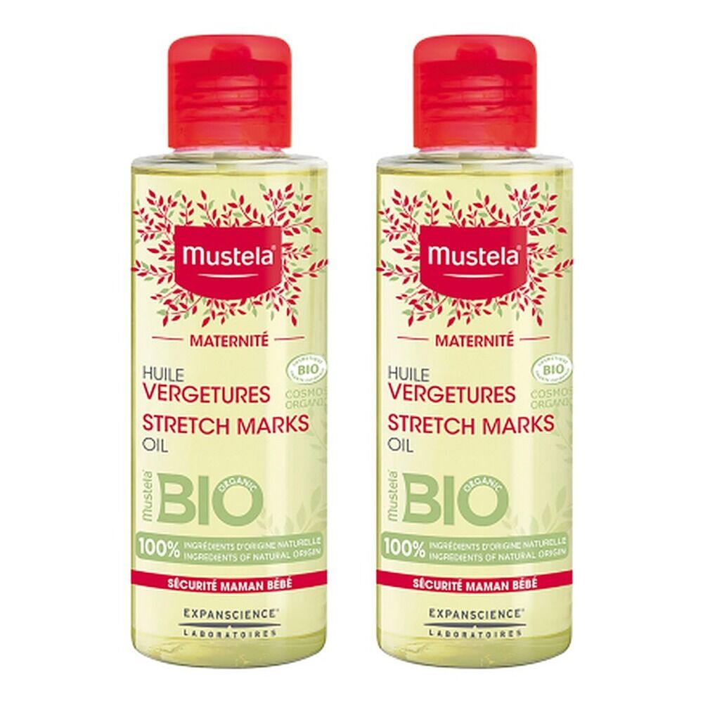 Mustela Maternity Stretch Marks Oil 105mL Pack of 2