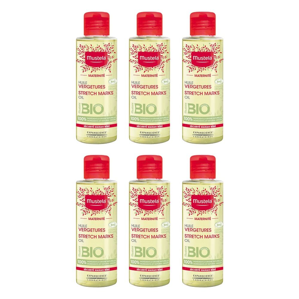 Mustela Maternity Stretch Marks Oil 105mL Pack of 6