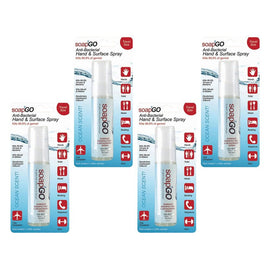 soap2GO Anti-Bacterial Hand & Surface Spray 30mL Pack of 4