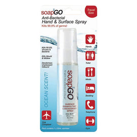 soap2GO Anti-Bacterial Hand & Surface Spray 30mL