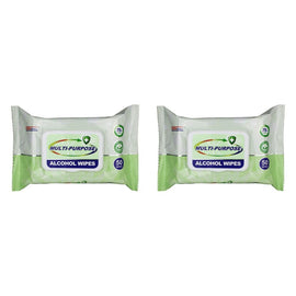 Germisept Multi-Purpose Alcohol Wipes 50 Pack Bundle of 2