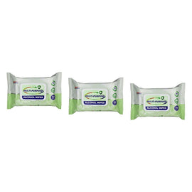 Germisept Multi-Purpose Alcohol Wipes 50 Pack Bundle of 3