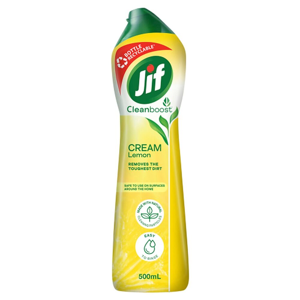 Jif Cream with Micro Particles Lemon 500mL x 8