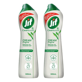 Jif Cream with Micro Particles Original 500mL x 8 Bundle of 2