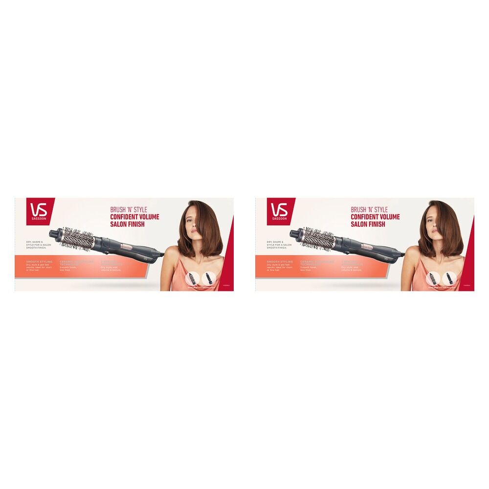 VS Sassoon Hot Air Brush 'n' Style Pack of 2