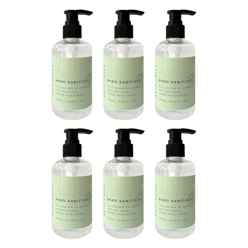As It Falls Antibacterial Hand Sanitiser 250mL x 24 Bundle of 6