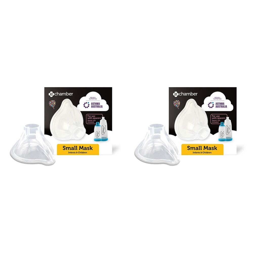 e-Chamber Spacer Small Mask for Infants & Children Pack of 2