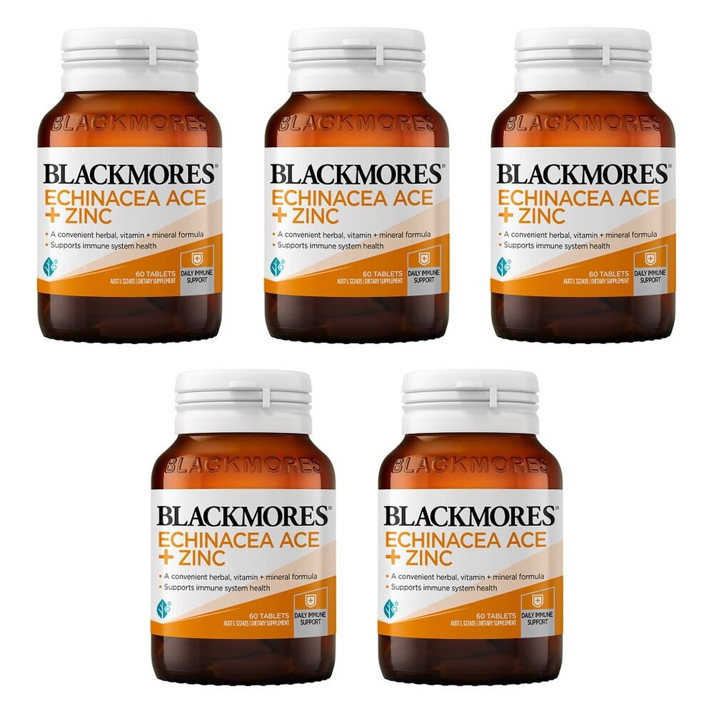 Blackmores Echinacea ACE + Zinc 60 Tablets Pack of 5