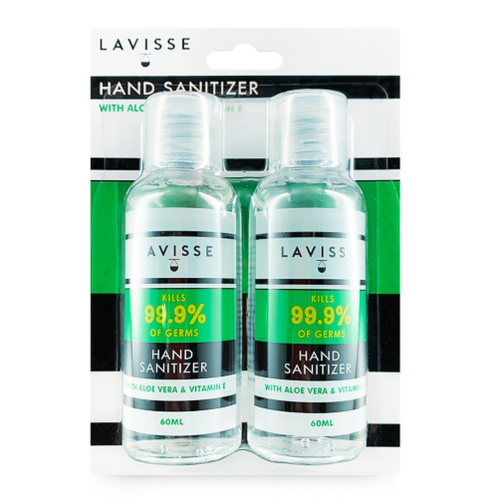 Lavisse Hand Sanitizer Twin Pack 60mL x 2 Pack