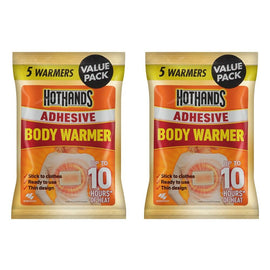 Hot Hands Adhesive Body Warmer 5 Pack x 6 Bundle of 2