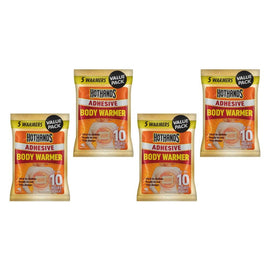 Hot Hands Adhesive Body Warmer 5 Pack x 6 Bundle of 4