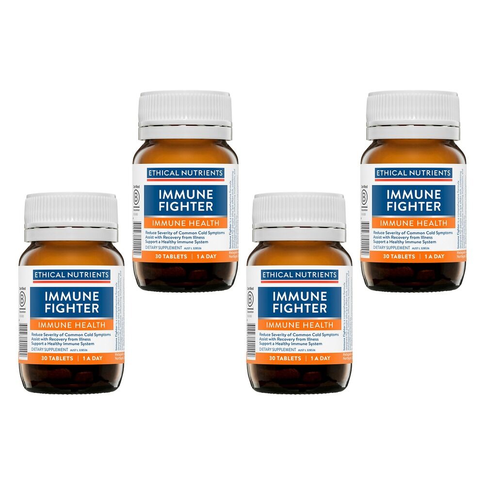 Ethical Nutrients Immune Fighter 30 Tablets Pack of 4