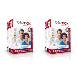 Rossmax Automatic Upper Arm Blood Pressure Monitor Pack of 2