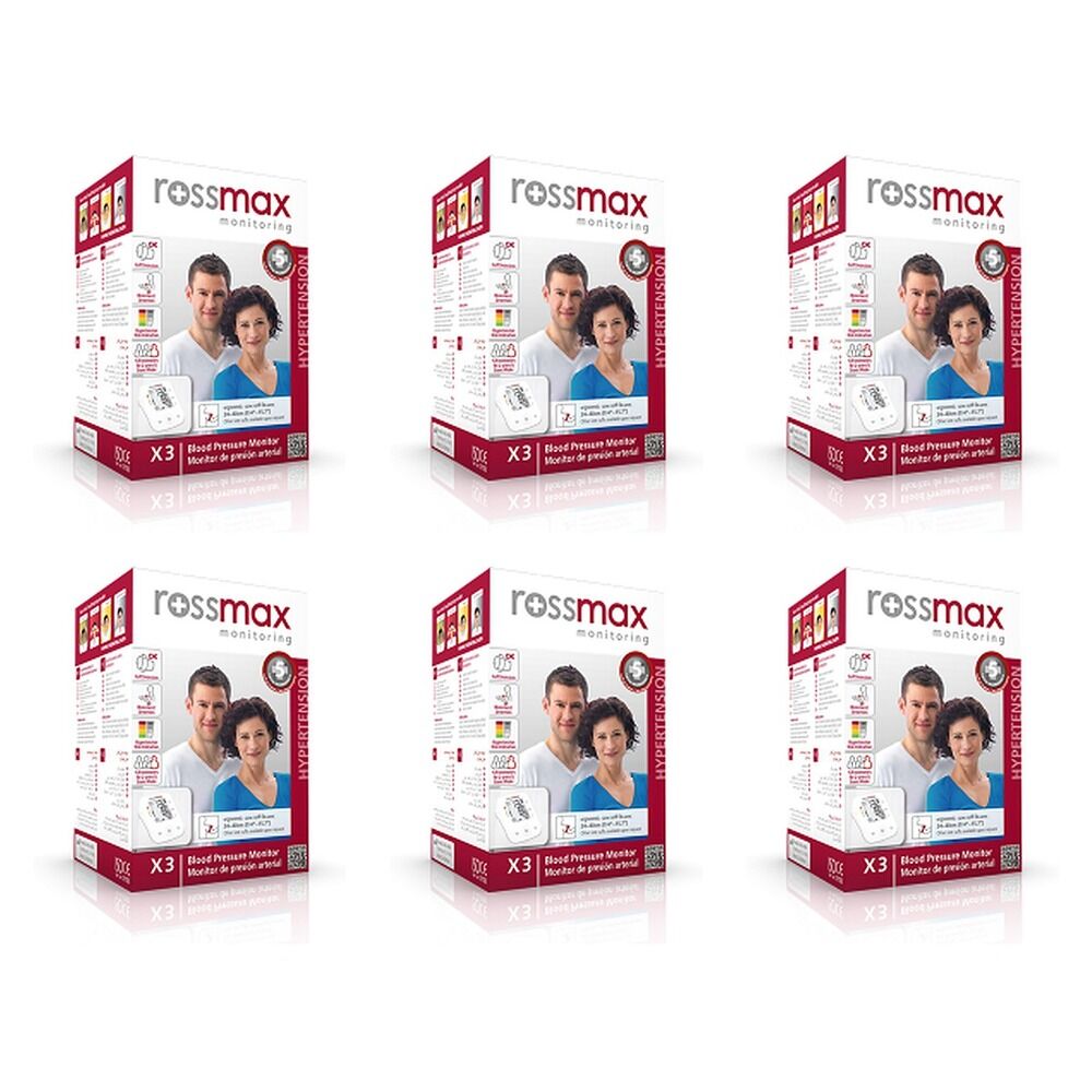 Rossmax Automatic Upper Arm Blood Pressure Monitor Pack of 6