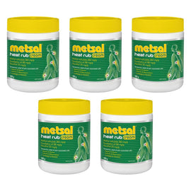 Metsal Heat Rub Cream 500g Pack of 5