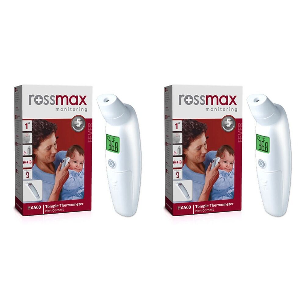 Rossmax Non-Contact Temple Thermometer Pack of 2