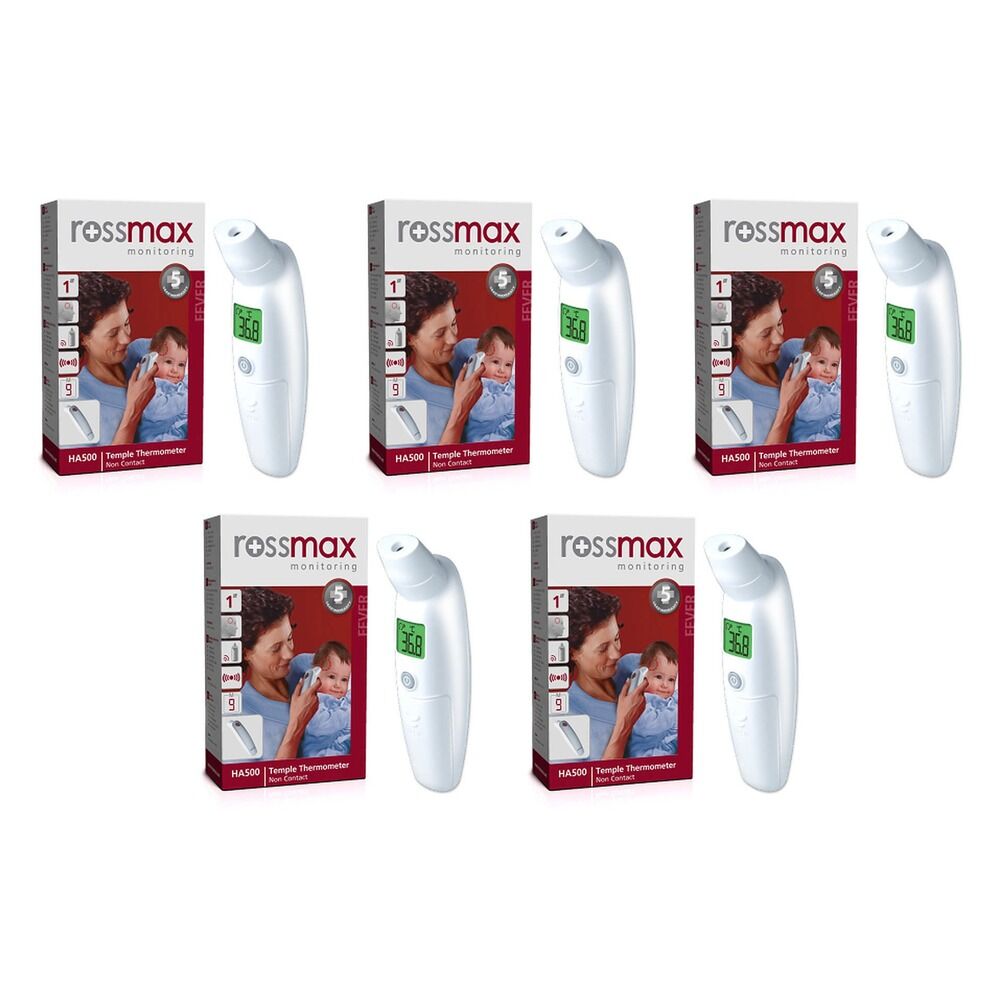 Rossmax Non-Contact Temple Thermometer Pack of 5