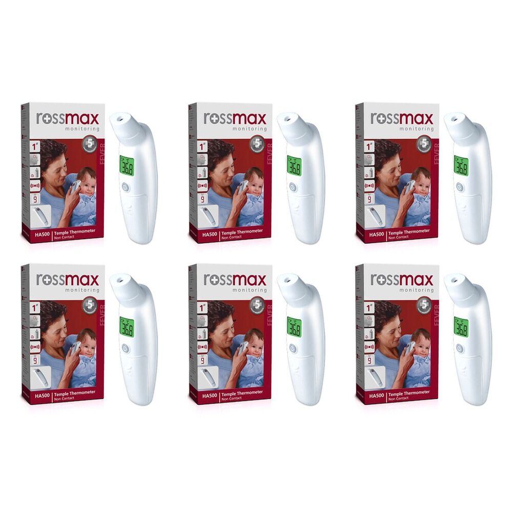 Rossmax Non-Contact Temple Thermometer Pack of 6