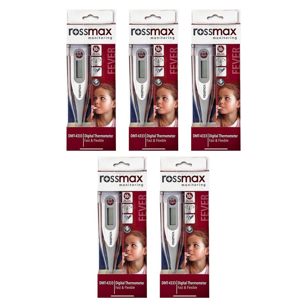 Rossmax Flexible Tip Thermometer Pack of 5