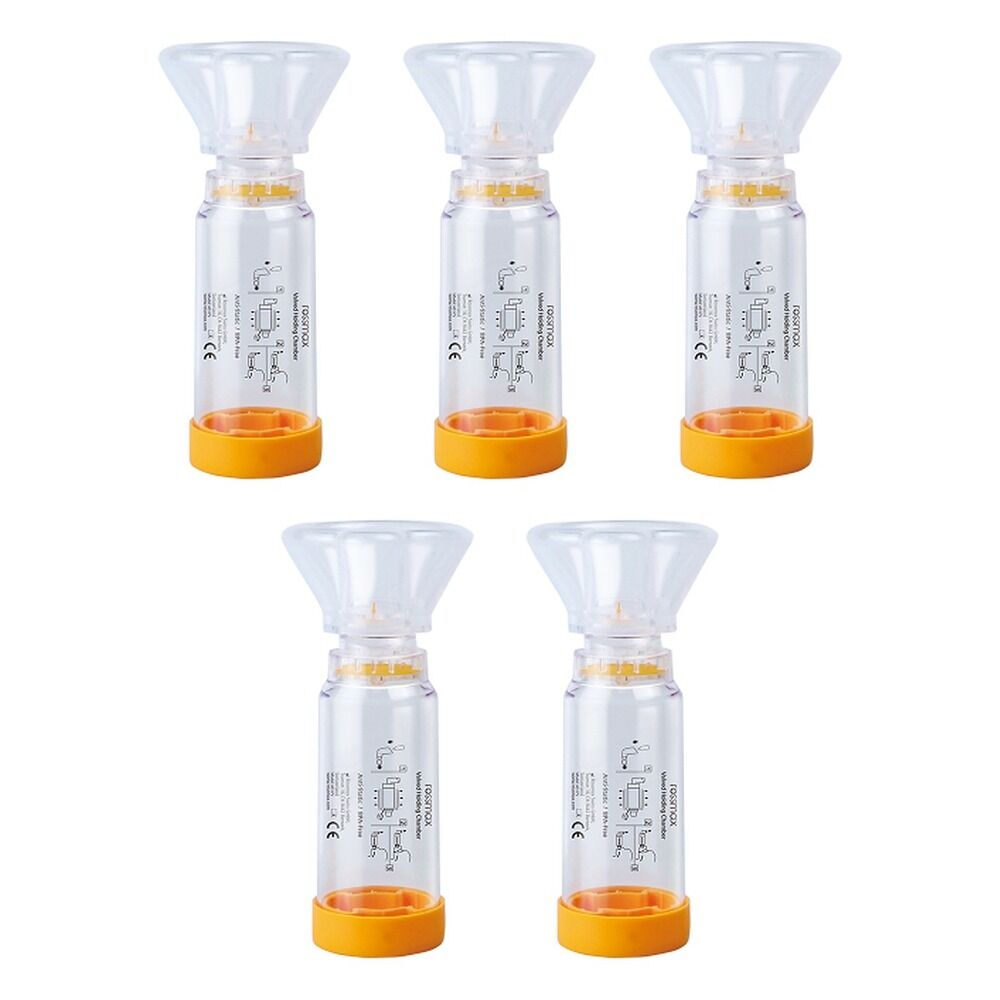 Rossmax Aero Spacer Valved Holding Chamber Medium Pack of 5