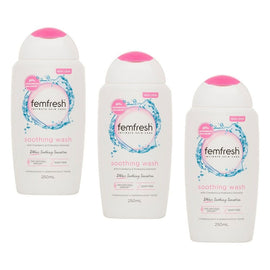 Femfresh Soothing Wash 250mL Pack of 3