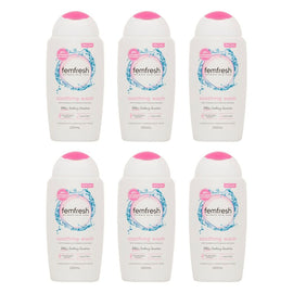 Femfresh Soothing Wash 250mL Pack of 6