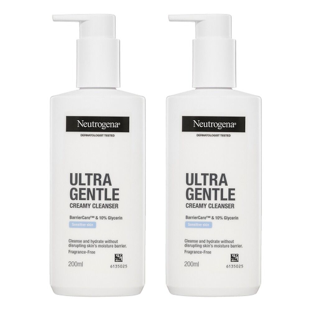 Neutrogena Ultra Gentle Creamy Cleanser 200mL Pack of 2