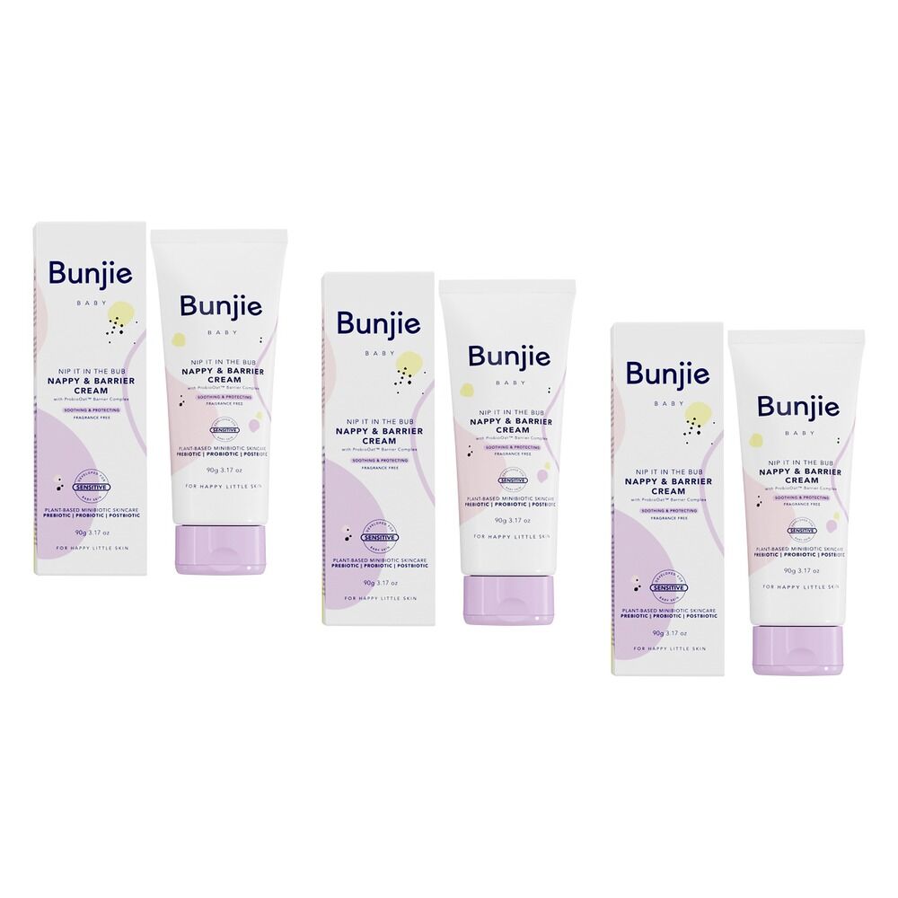 Bunjie Nip It in the Bub Nappy & Barrier Cream 90g Pack of 3