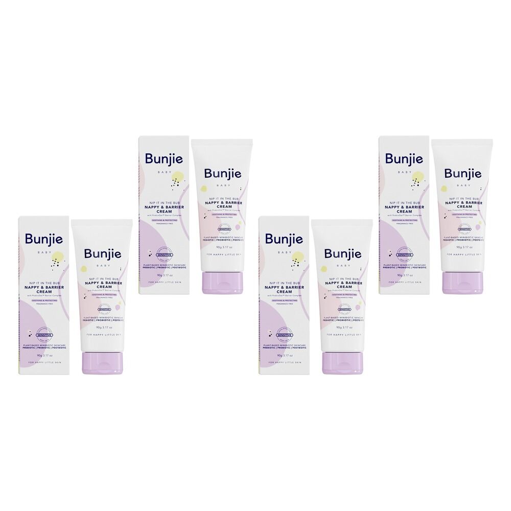 Bunjie Nip It in the Bub Nappy & Barrier Cream 90g Pack of 4