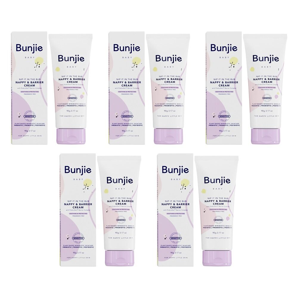 Bunjie Nip It in the Bub Nappy & Barrier Cream 90g Pack of 5