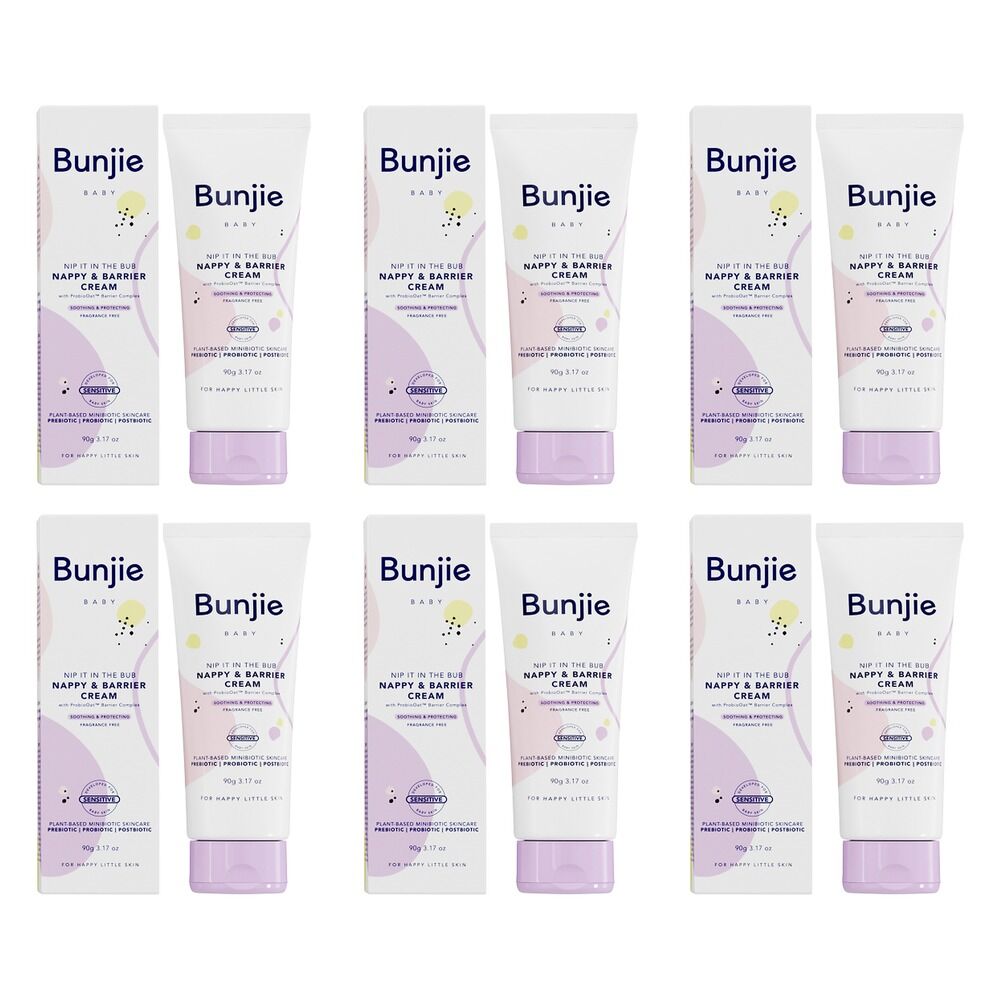 Bunjie Nip It in the Bub Nappy & Barrier Cream 90g Pack of 6