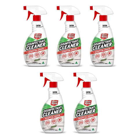 White King Disinfectant Spray Citrus 500mL x 6 Bundle of 5