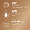 Durex Invisible Wide Fit Condoms 10 Pack