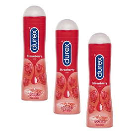 Durex Strawberry Lube 100mL Pack of 3