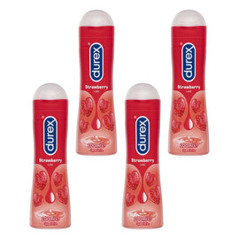 Durex Strawberry Lube 100mL Pack of 4