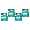 Gillette Mach3+ Razor Blade Cartridges 4 Pack Bundle of 4