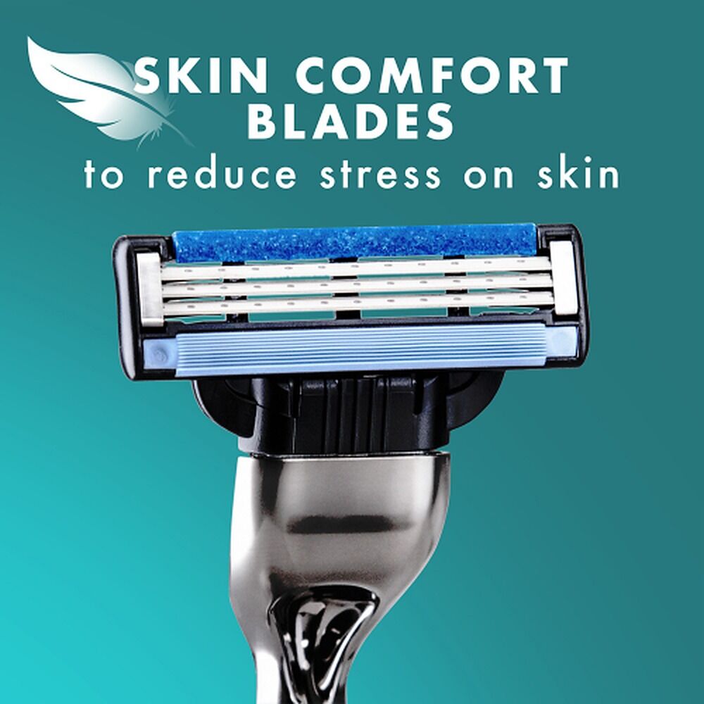 Gillette Mach3+ Razor Blade Cartridges 4 Pack