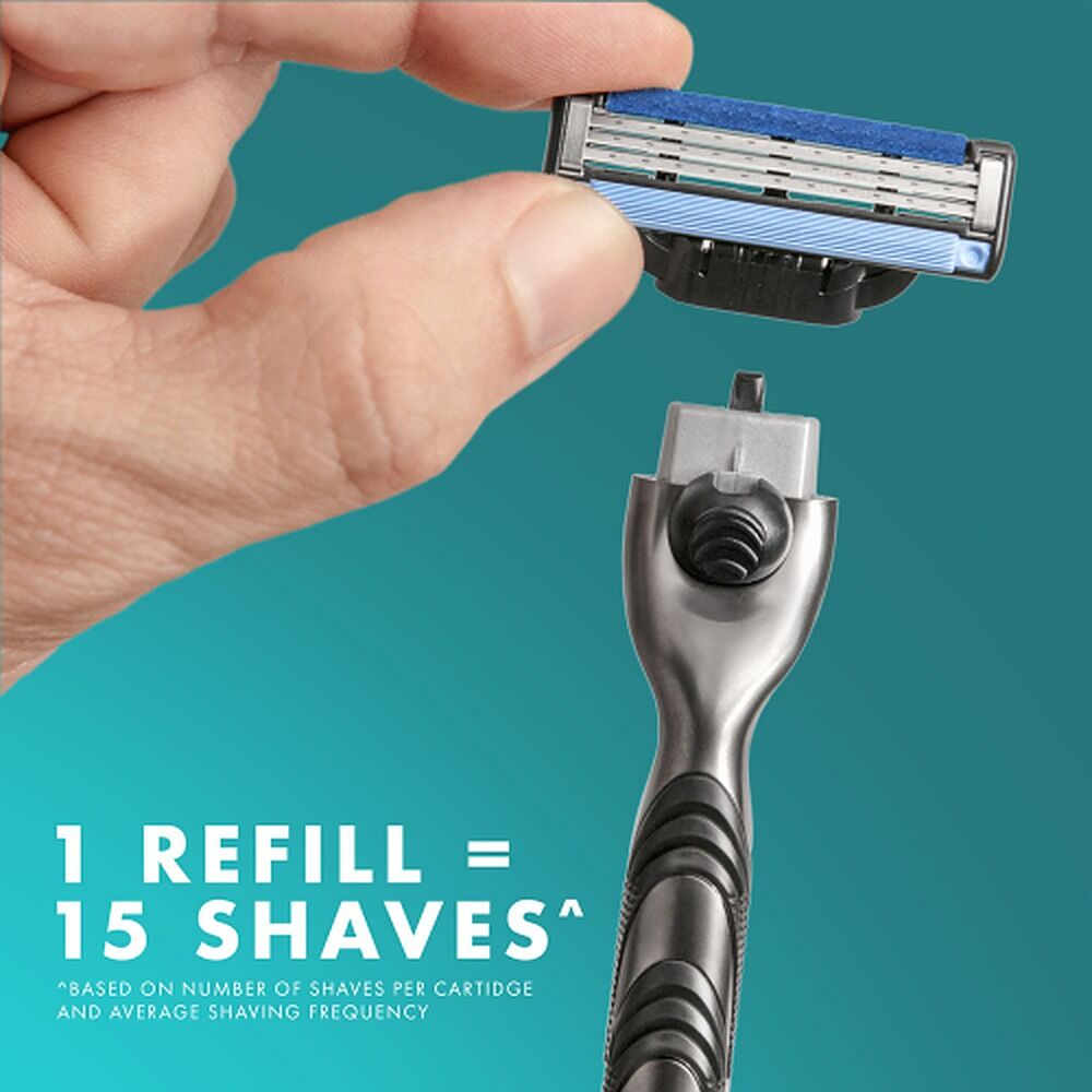Gillette Mach3+ Razor Blade Cartridges 4 Pack