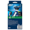 Gillette Mach3 Turbo Razor Handle + 2 Cartridges 3 Piece Set