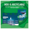 Gillette Mach3 Turbo Razor Handle + 2 Cartridges 3 Piece Set