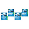 Gillette Mach3 Turbo Replacement Cartridges 4 Pack Bundle of 4