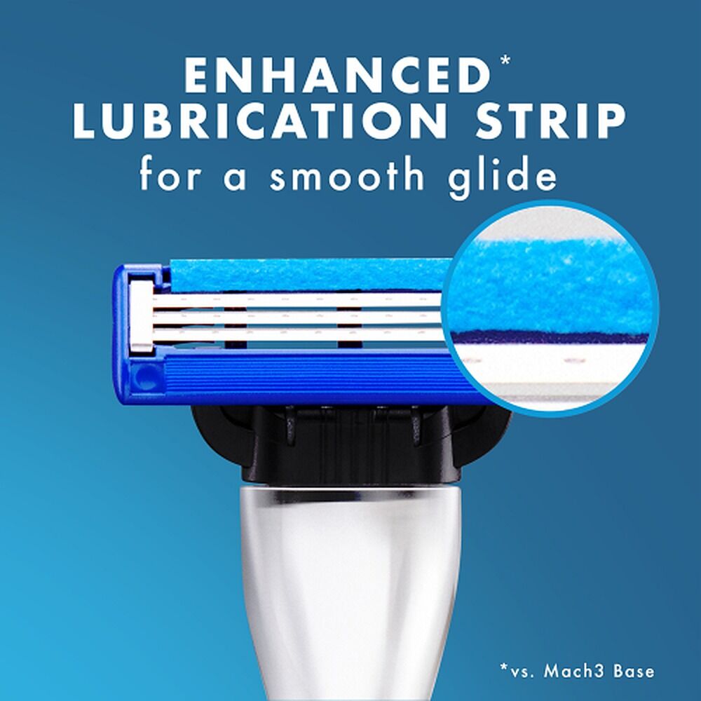 Gillette Mach3 Turbo Replacement Cartridges 4 Pack