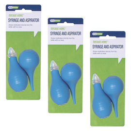 Ezy Dose Ear Syringe and Nasal Aspirator Pack of 3