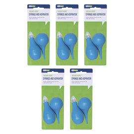 Ezy Dose Ear Syringe and Nasal Aspirator Pack of 5