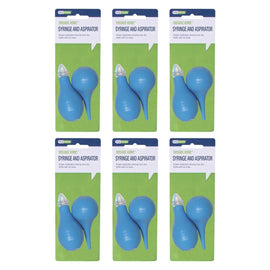 Ezy Dose Ear Syringe and Nasal Aspirator Pack of 6