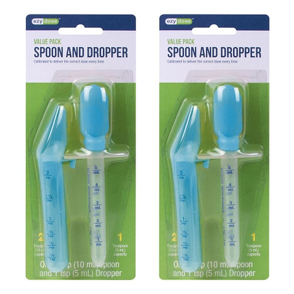 Ezy Dose Medicinal Dropper and Spoon Pack of 2