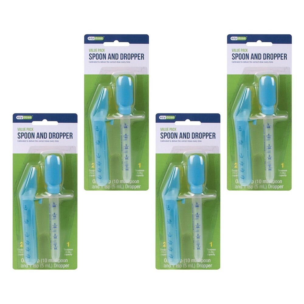 Ezy Dose Medicinal Dropper and Spoon Pack of 4